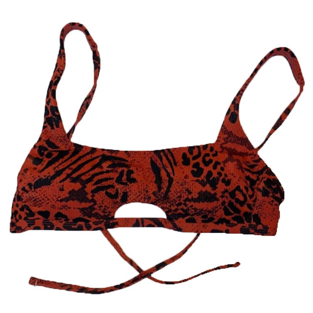 Xhilaration Juniors' Bandeau Bikini Top - Red